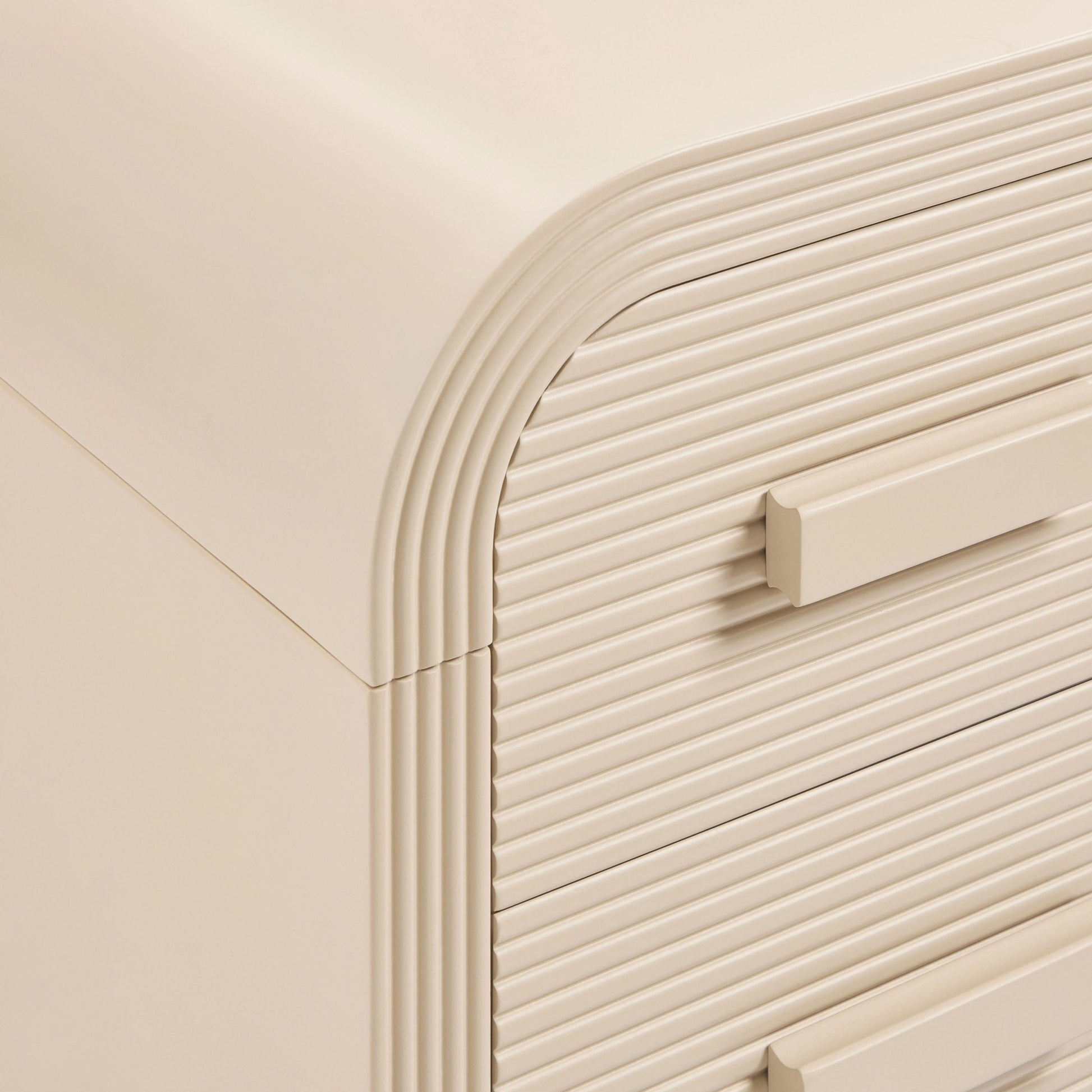 Susie 2 Drawer Bedside Table - Sand - DUSK