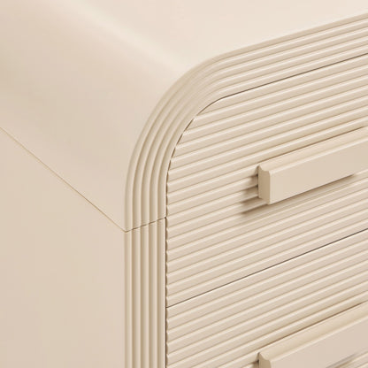 Susie 2 Drawer Bedside Table - Sand - DUSK