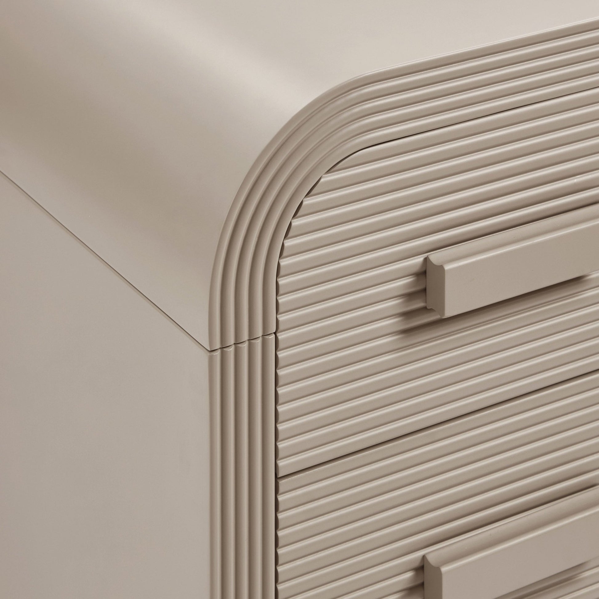 Susie 2 Drawer Bedside Table - Taupe - DUSK