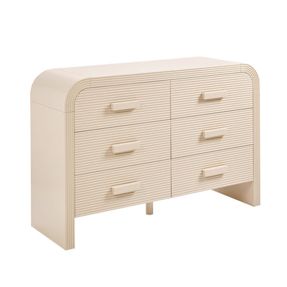 Susie 6 Drawer Chest - Sand - DUSK