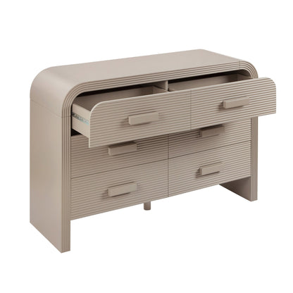 Susie 6 Drawer Chest - Taupe - DUSK