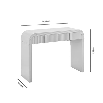 Susie Dressing Table with Drawers - Sand - DUSK