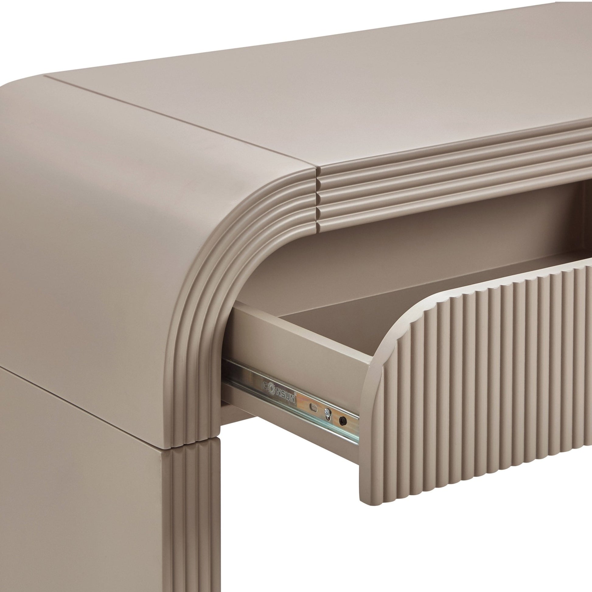 Susie Dressing Table with Drawers - Taupe - DUSK