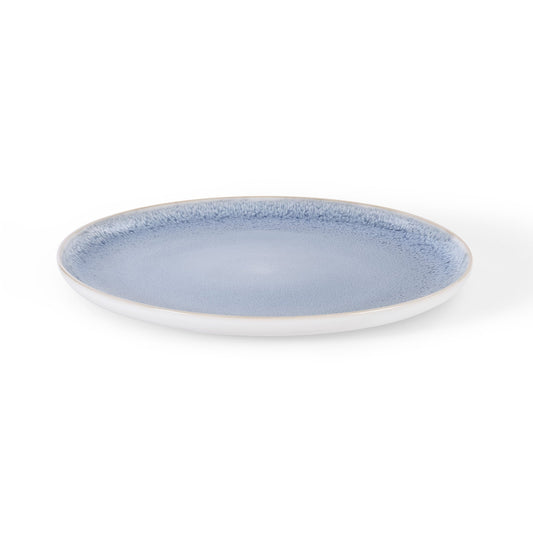 Sutton Stoneware Set of 4 Dinner Plates - Light Blue - DUSK