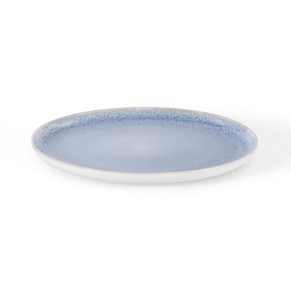 Sutton Stoneware Set of 4 Dinner Plates - Light Blue - DUSK
