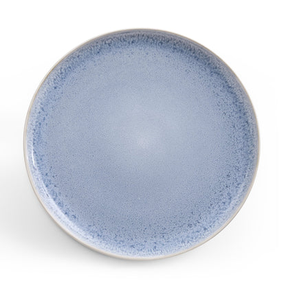Sutton Stoneware Set of 4 Dinner Plates - Light Blue - DUSK