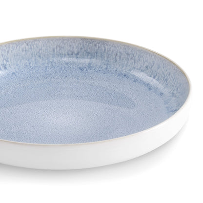 Sutton Stoneware Set of 4 Pasta Bowls - Light Blue - DUSK