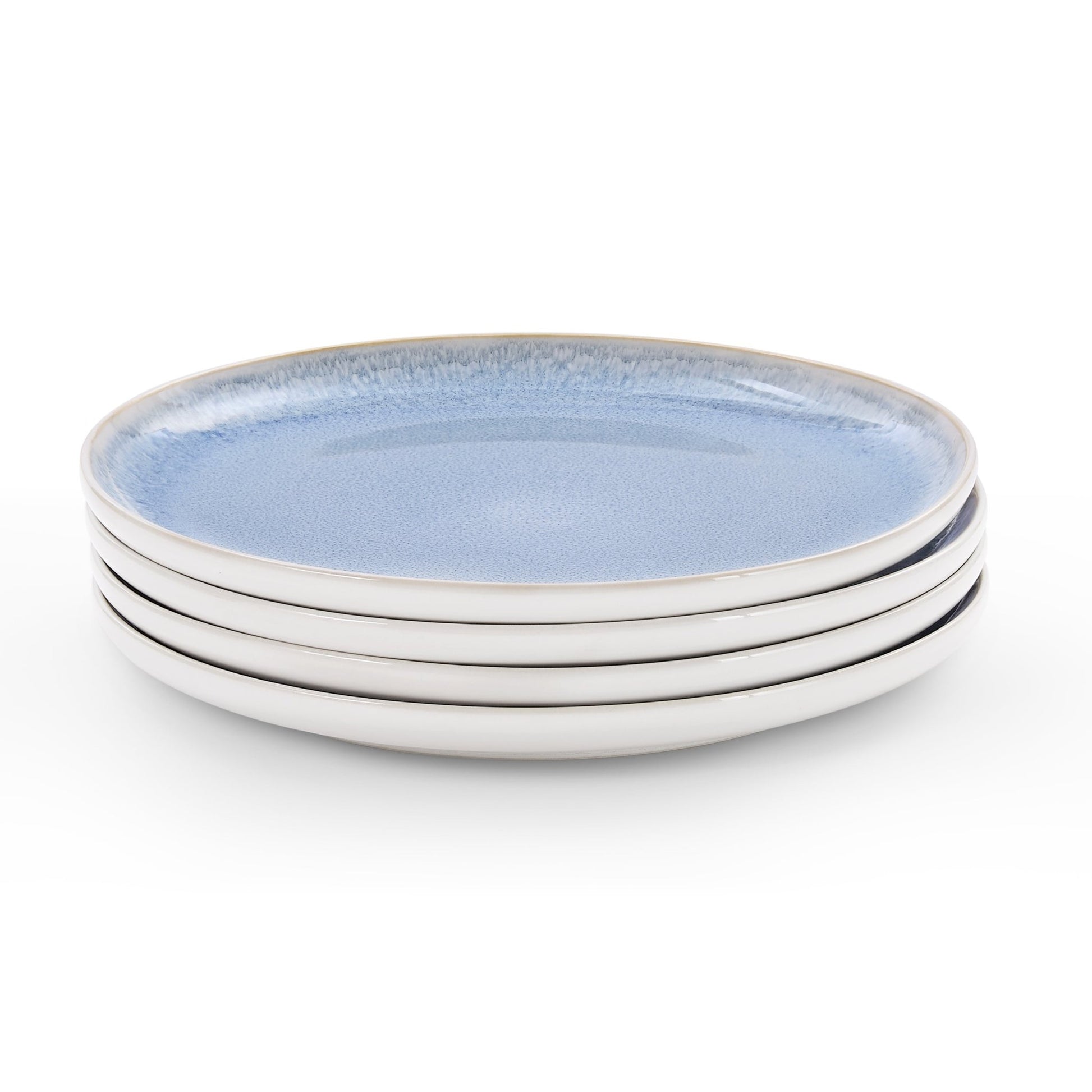Sutton Stoneware Set of 4 Side Plates - Light Blue - DUSK