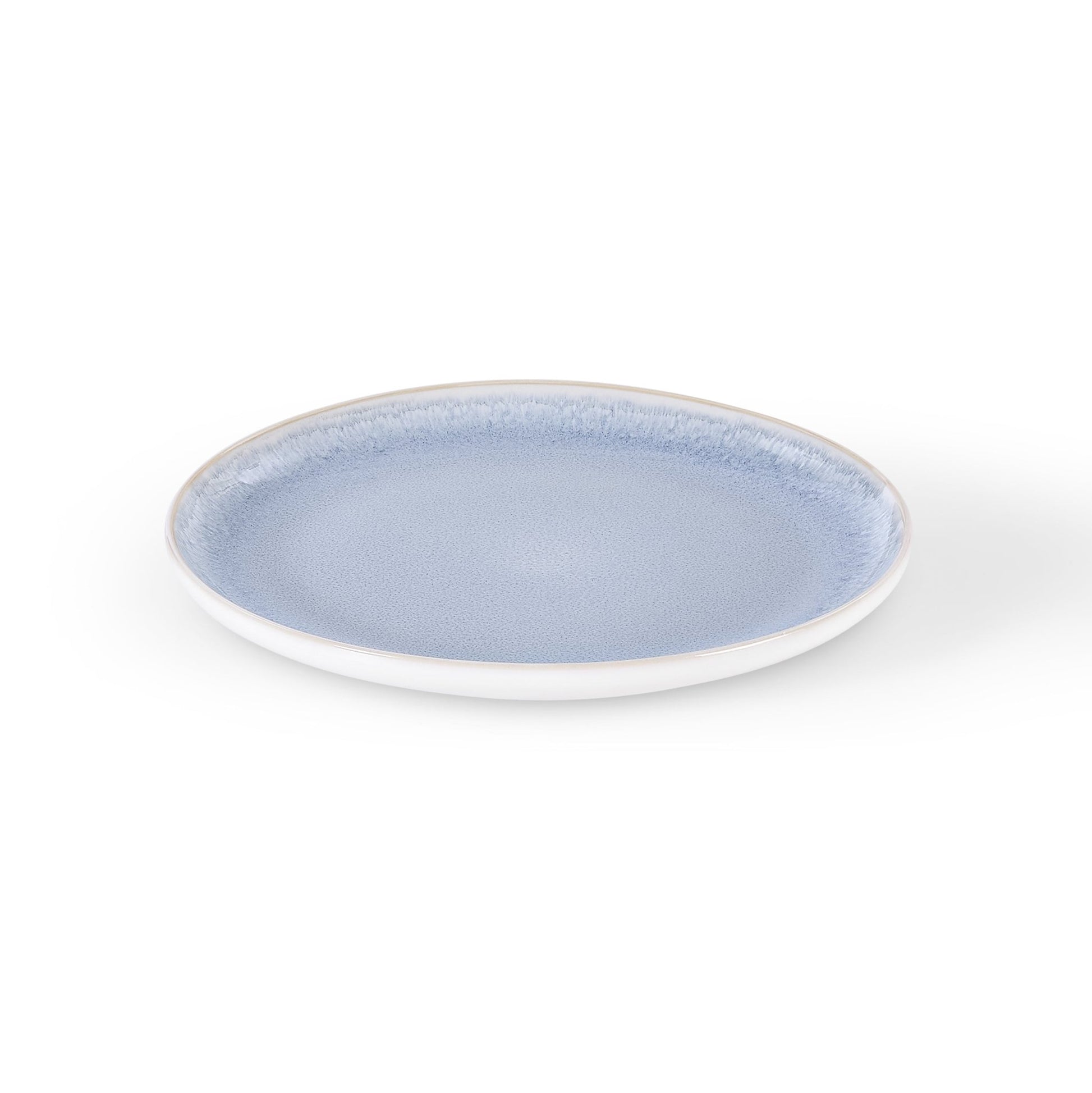 Sutton Stoneware Set of 4 Side Plates - Light Blue - DUSK
