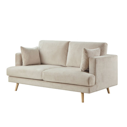 Sweden 2 Seater Sofa - Rib Ecru - DUSK
