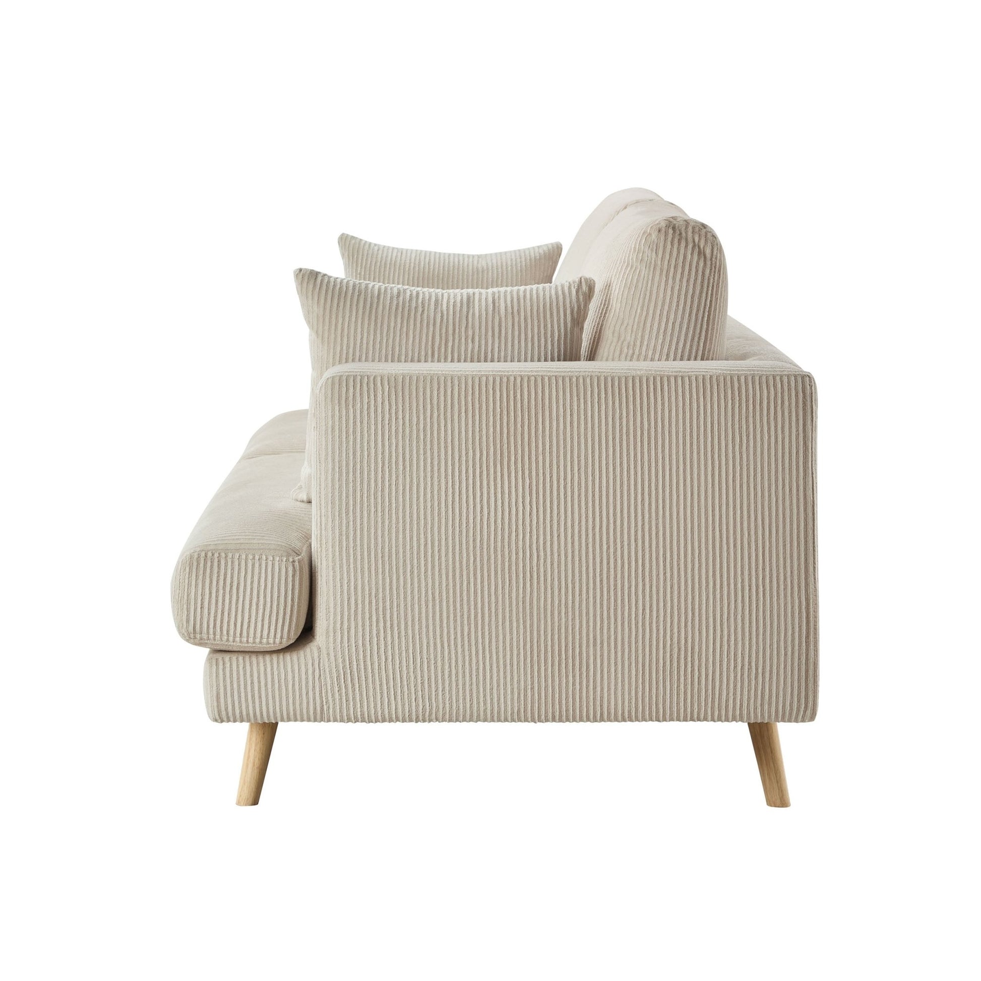 Sweden 2 Seater Sofa - Rib Ecru - DUSK