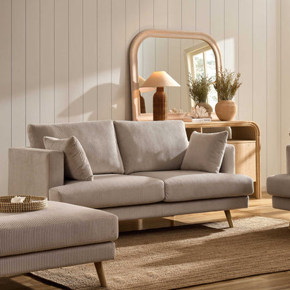 Sweden 2 Seater Sofa - Rib Ecru - DUSK