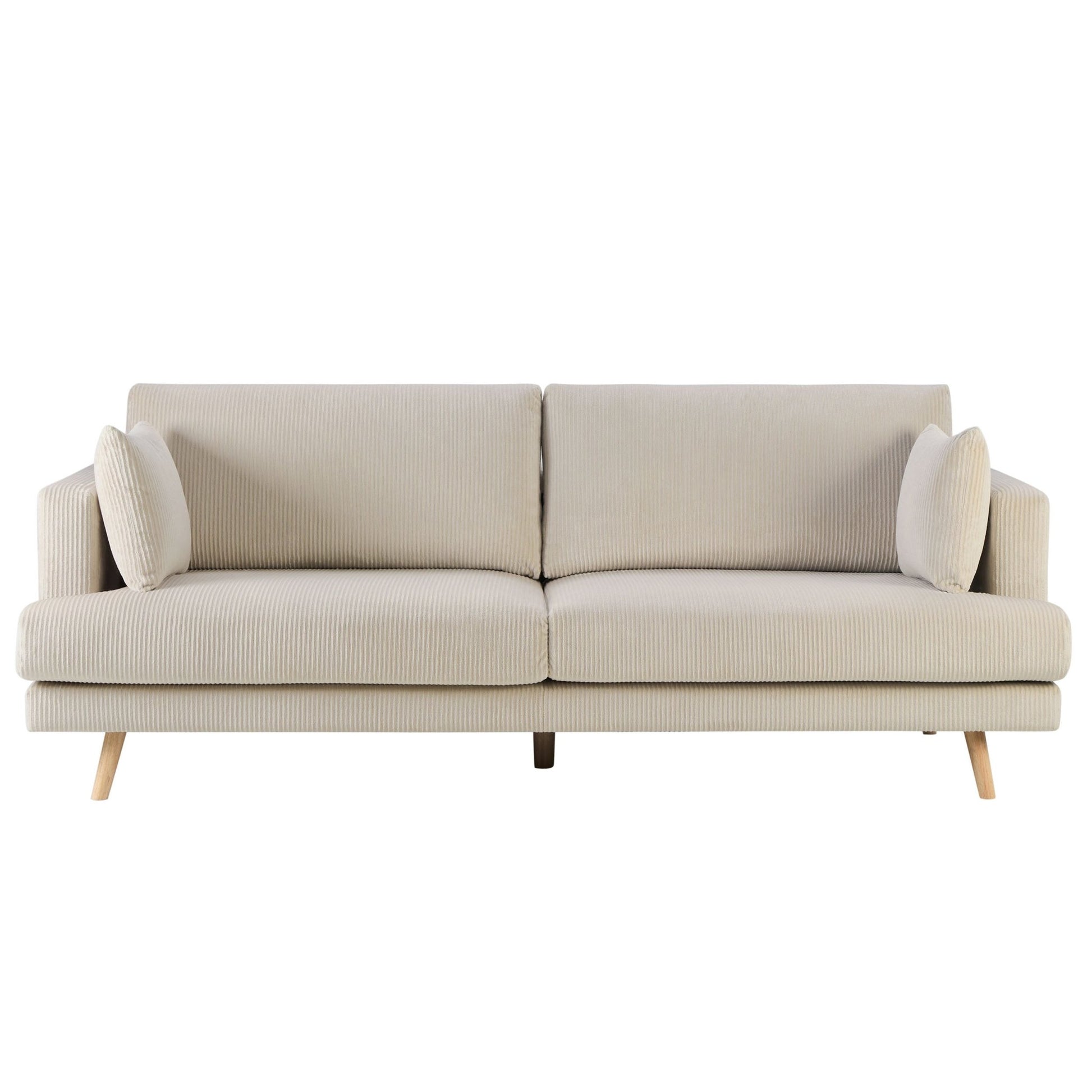 Sweden 3 Seater Sofa - Rib Ecru - DUSK