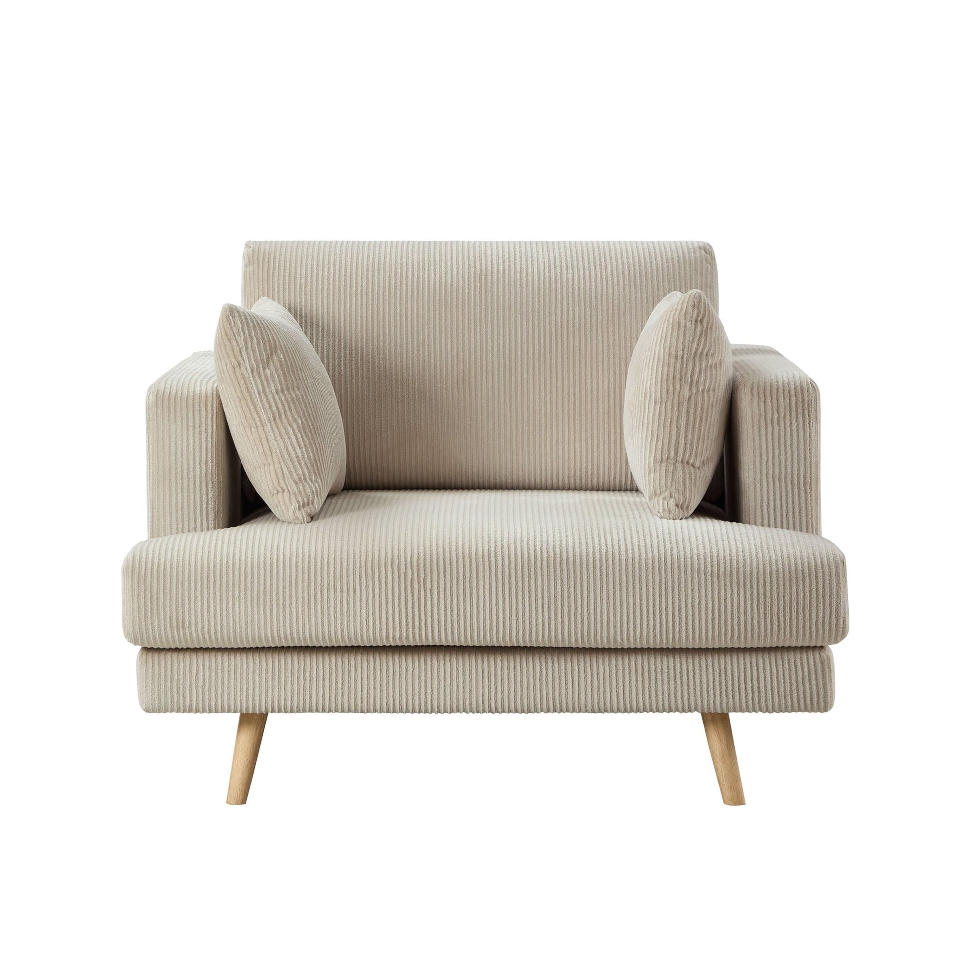 Sweden Loveseat - Rib Ecru - DUSK