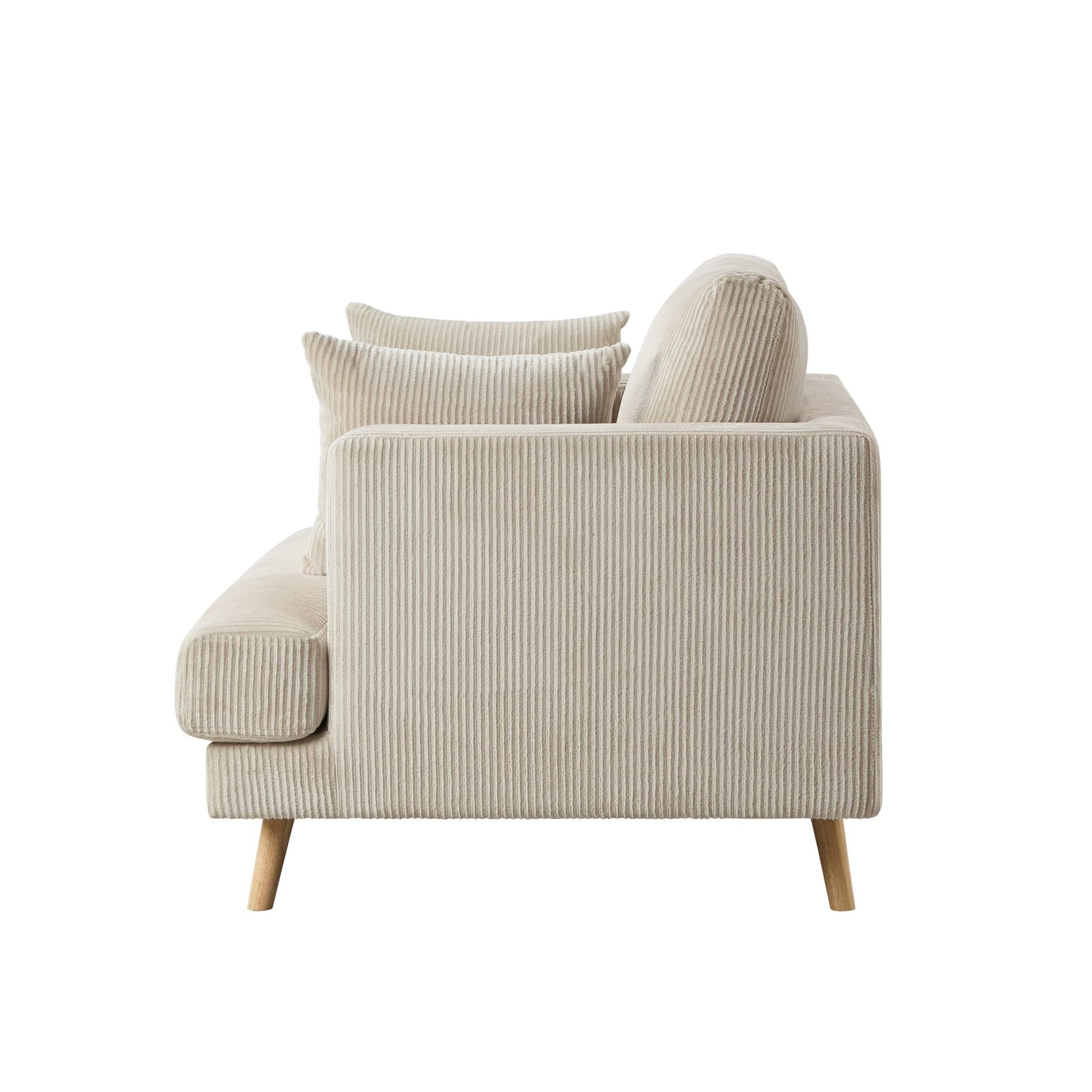 Sweden Loveseat - Rib Ecru - DUSK