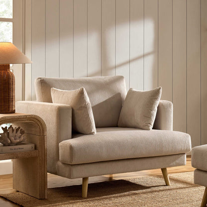Sweden Loveseat - Rib Ecru - DUSK