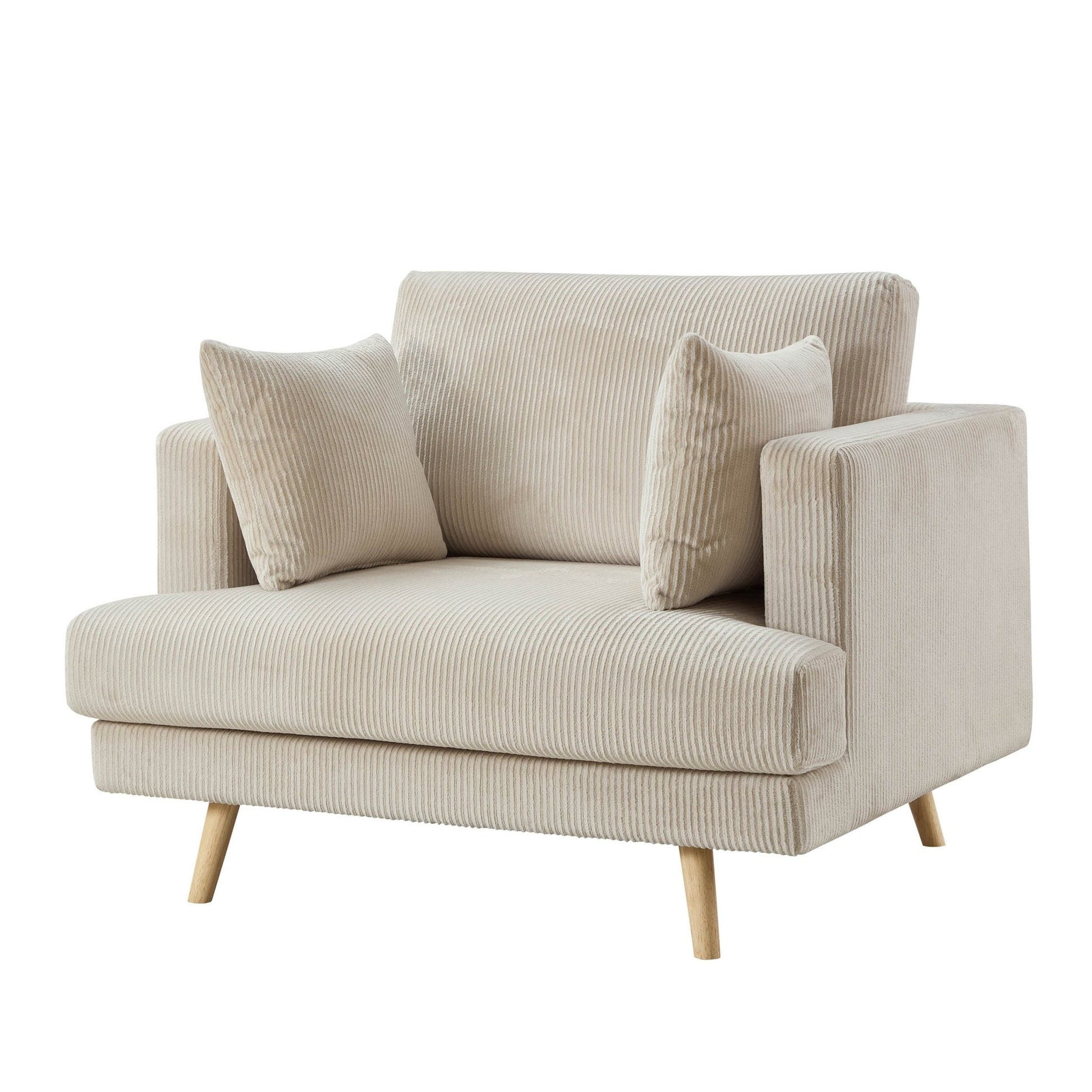 Sweden Loveseat - Rib Ecru - DUSK