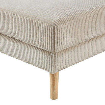 Sweden Pouffe - Rib Ecru - DUSK