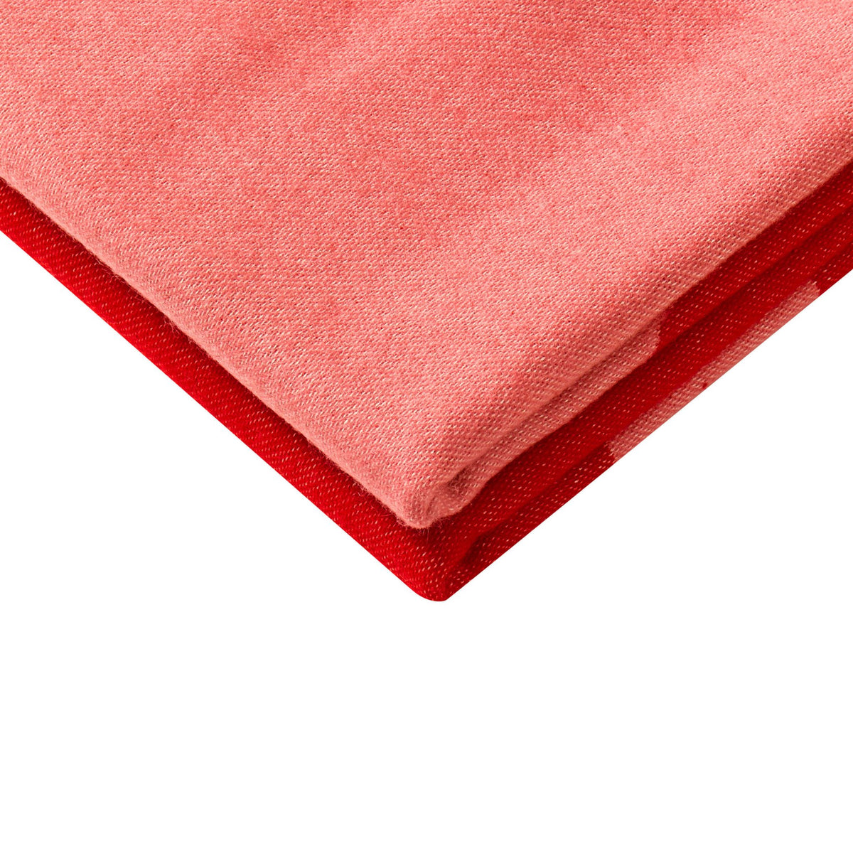Swirl Contrast Pattern Sofa Throw - Pink/Red - DUSK