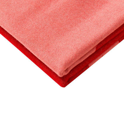 Swirl Contrast Pattern Sofa Throw - Pink/Red - DUSK
