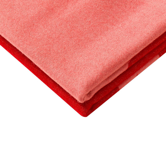 Swirl Contrast Pattern Sofa Throw - Pink/Red - DUSK