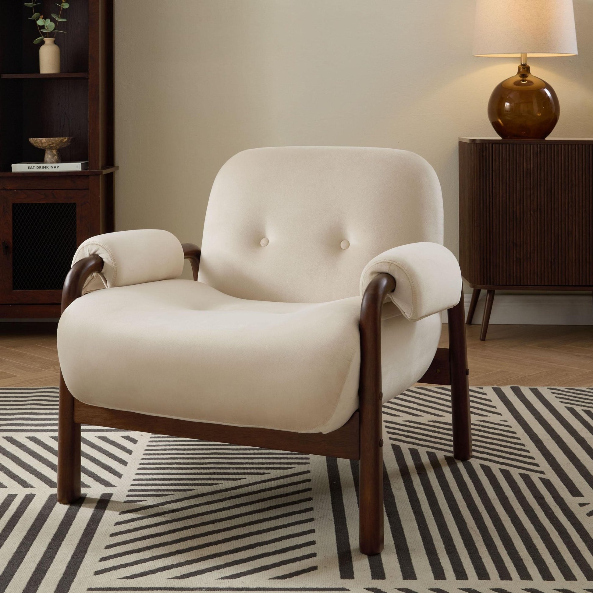 Tabby Accent Chair - Ecru - DUSK