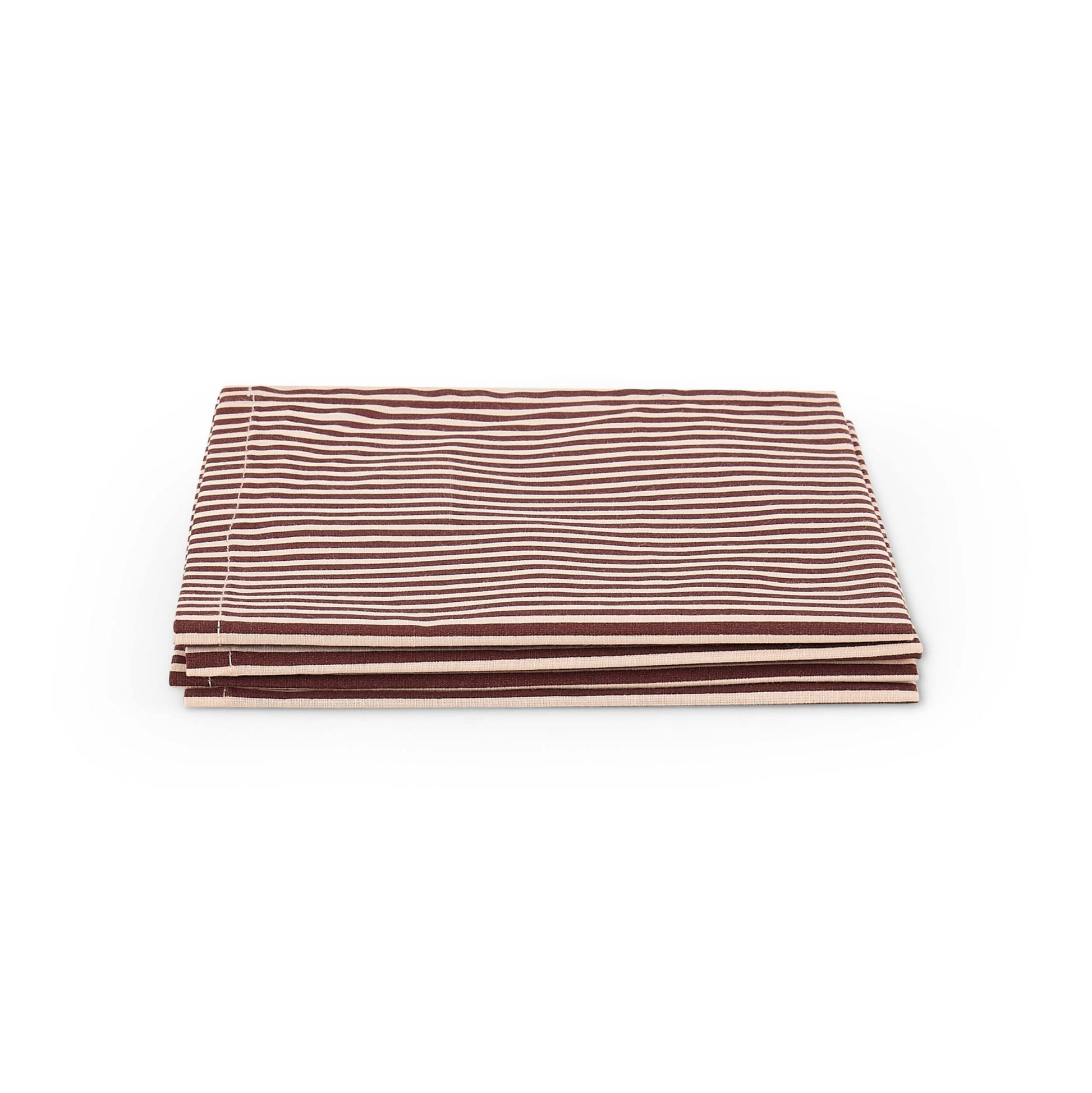 Tabitha Striped Set of 4 Napkins - Pink - DUSK
