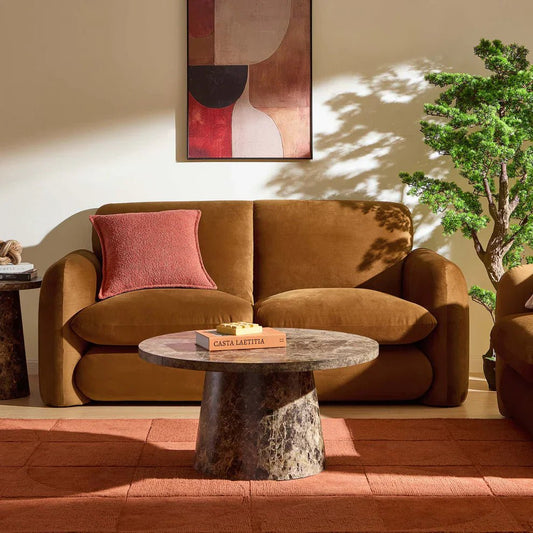 Talia Coffee Table - Dark Marble Effect - DUSK