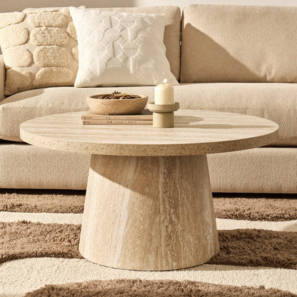 Talia Coffee Table - Stone Marble Effect - DUSK