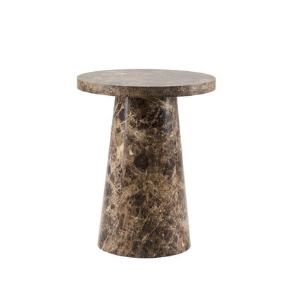Talia Side Table - Dark Marble Effect - DUSK