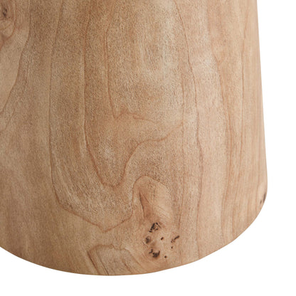 Talia Side Table - Light Burl Effect - DUSK