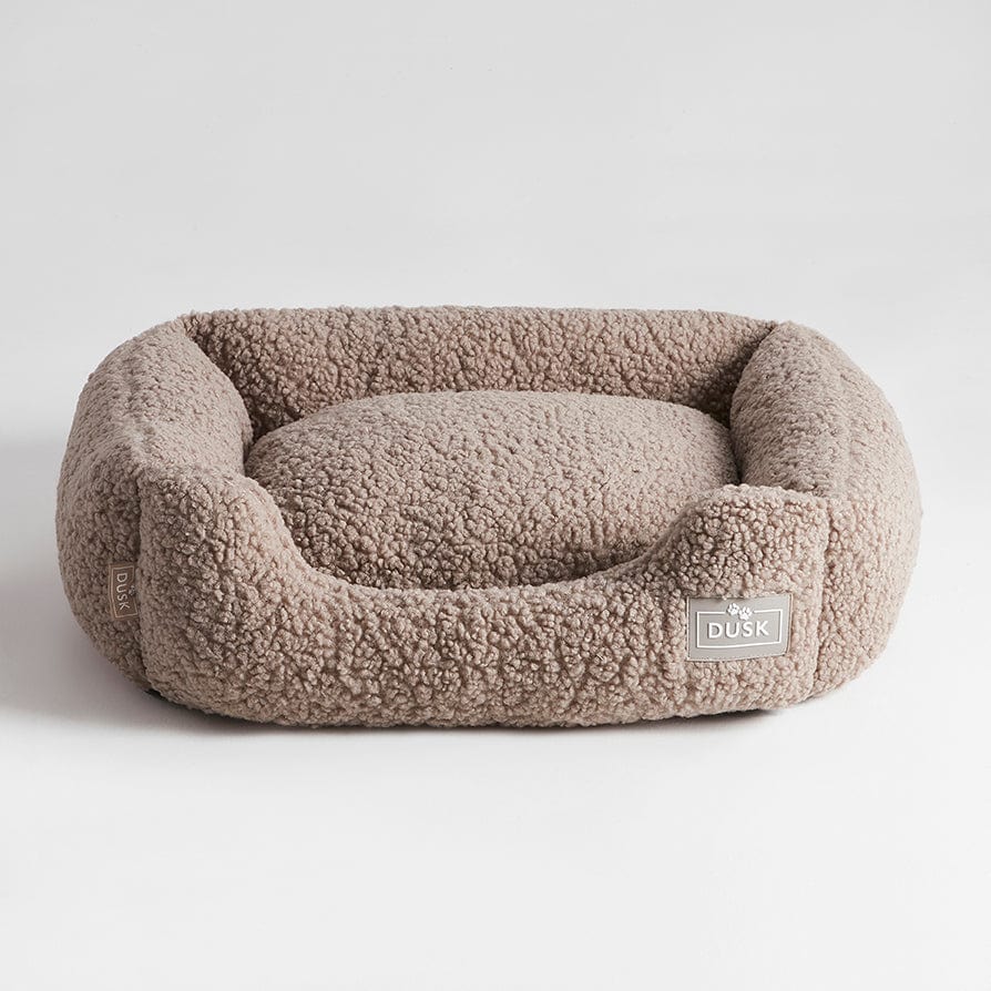 Teddy Basket Dog Bed - Taupe - DUSK