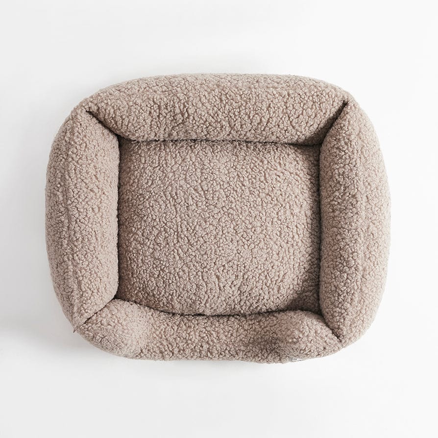Teddy Basket Dog Bed - Taupe - DUSK