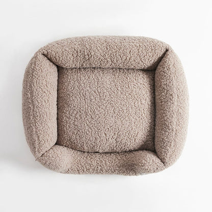 Teddy Basket Dog Bed - Taupe - DUSK