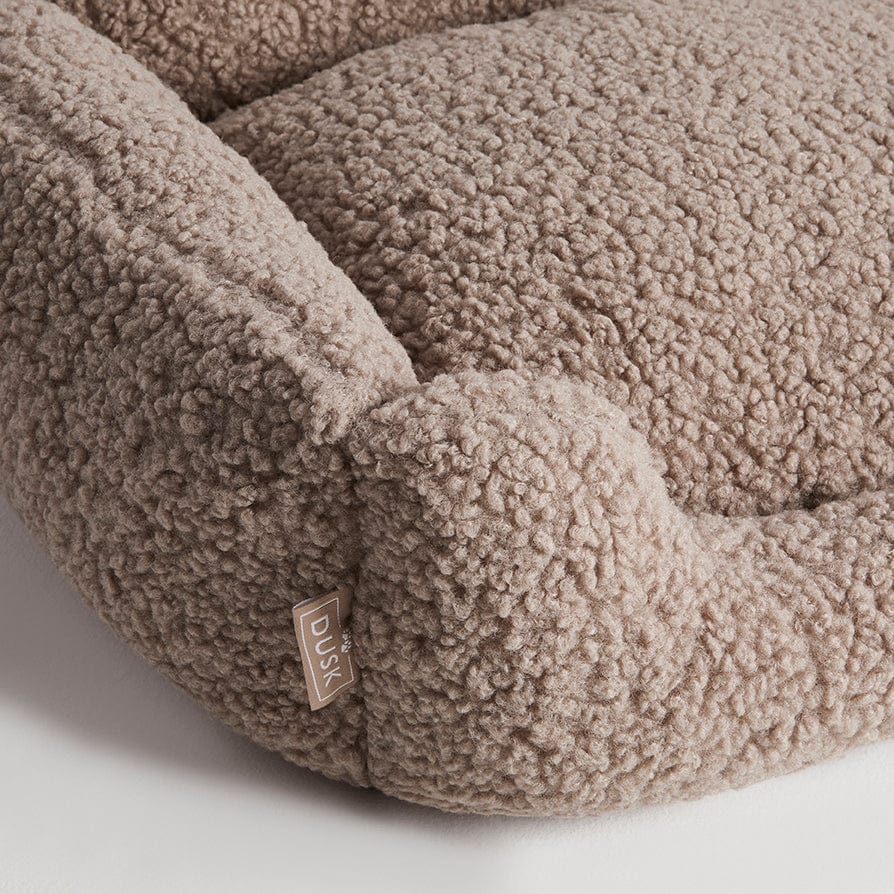 Teddy Basket Dog Bed - Taupe - DUSK