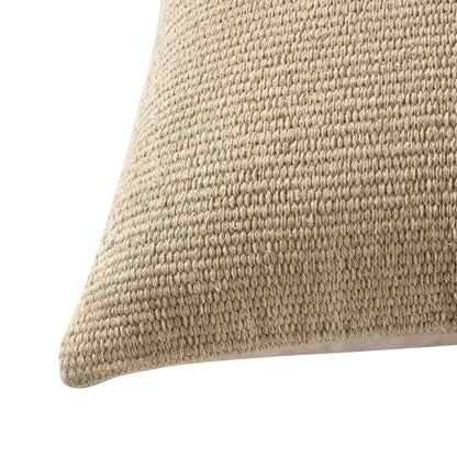 Textured Double Stripe Knit Sofa Cushion Cover - White/Black - DUSK