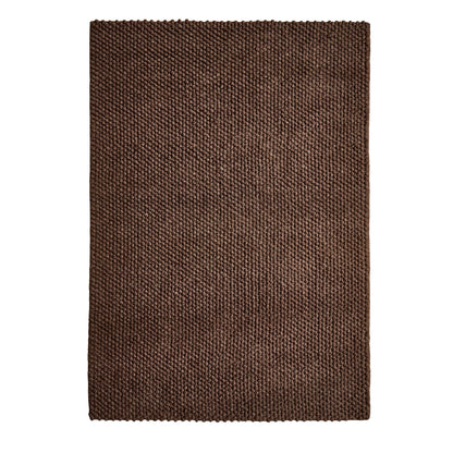 Theo Handwoven Wool Rug - Chocolate - DUSK