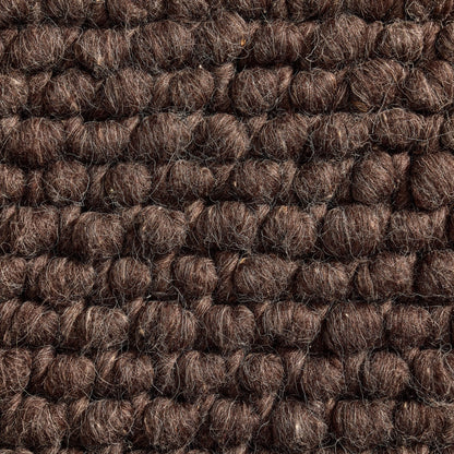 Theo Handwoven Wool Rug - Chocolate - DUSK