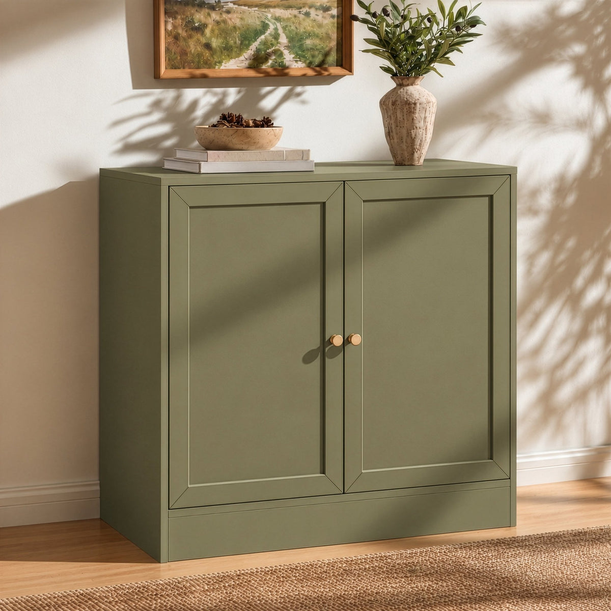Tia Modular 2 Door Sideboard - Dark Olive - DUSK
