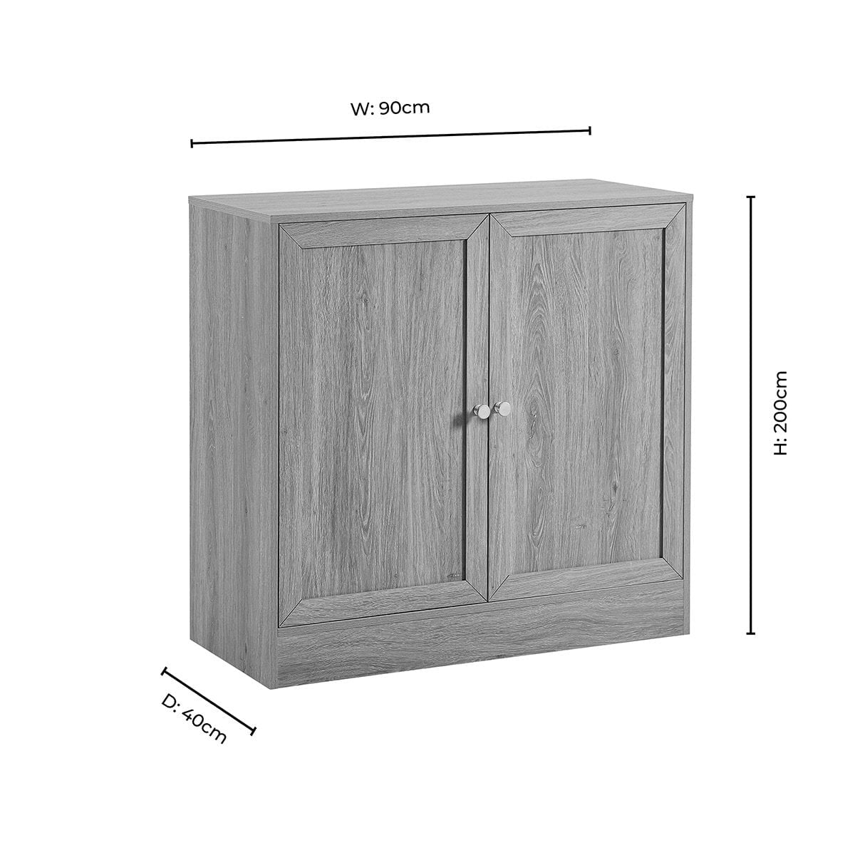 Tia Modular 2 Door Sideboard - Dark Olive - DUSK
