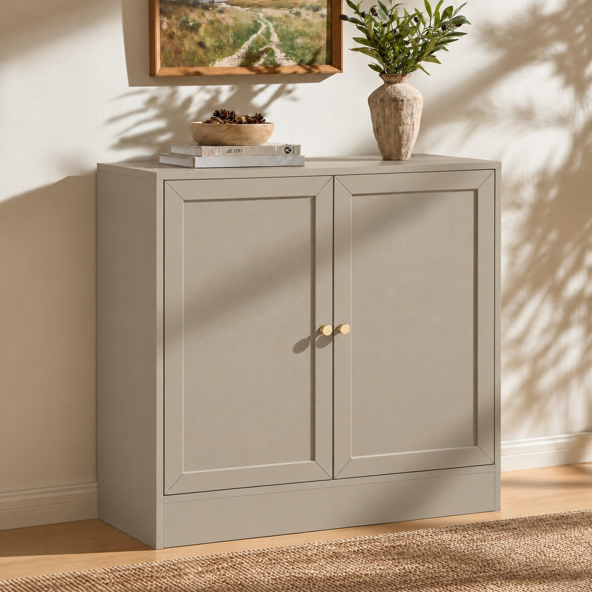 Tia Modular 2 Door Sideboard - Taupe - DUSK