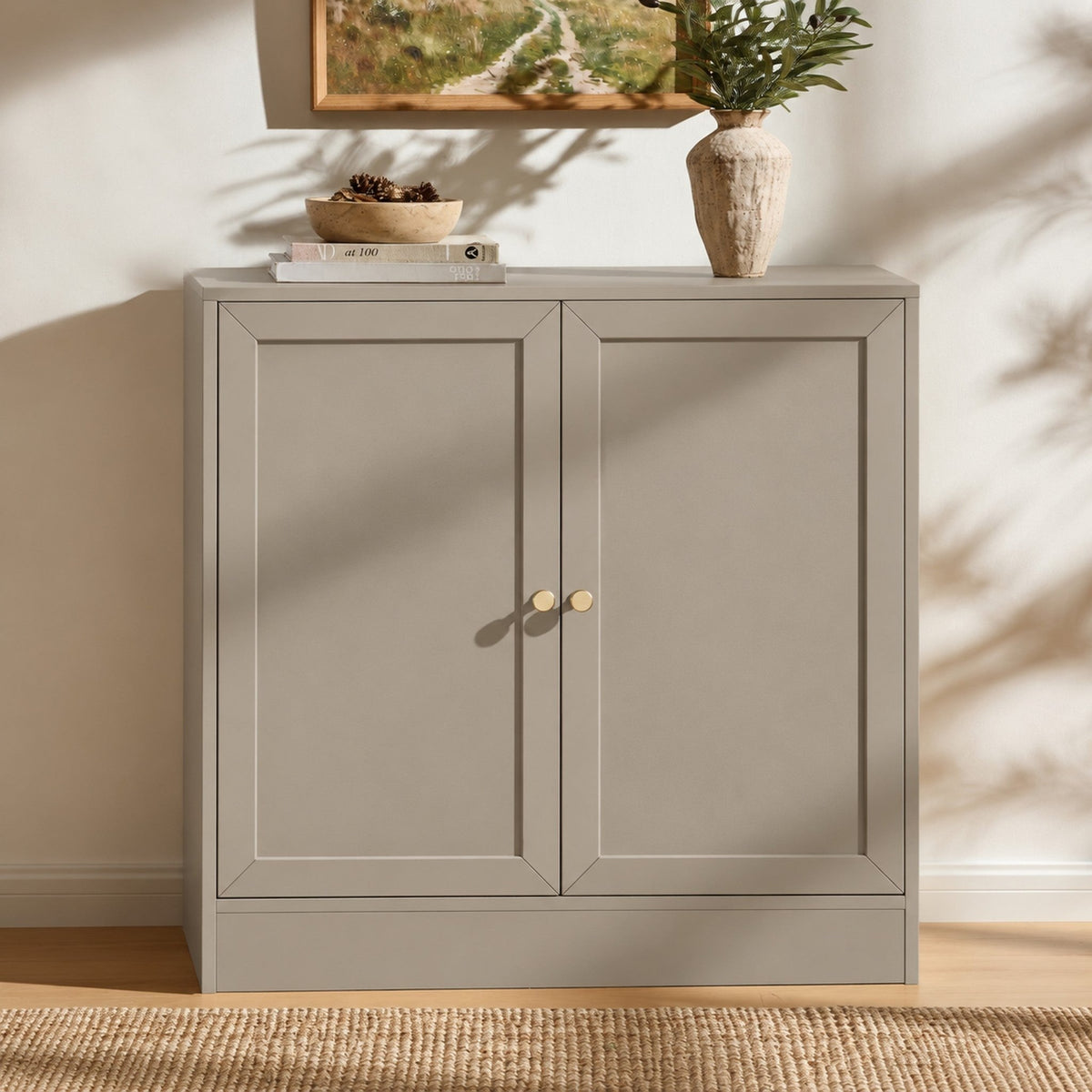 Tia Modular 2 Door Sideboard - Taupe - DUSK