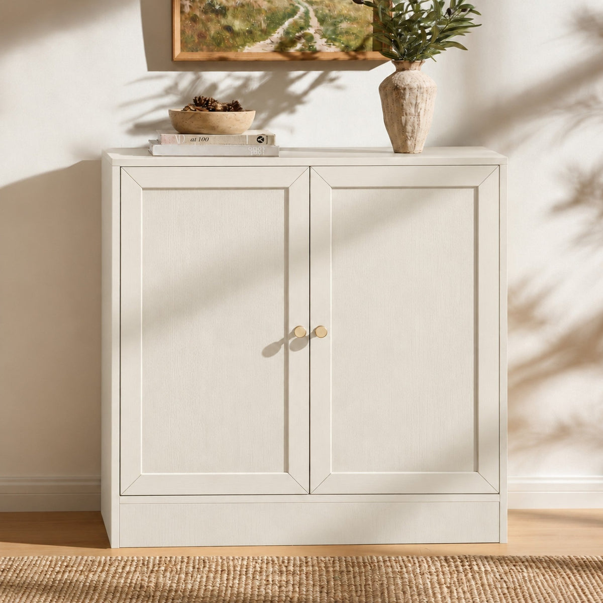 Tia Modular 2 Door Sideboard - Warm White - DUSK