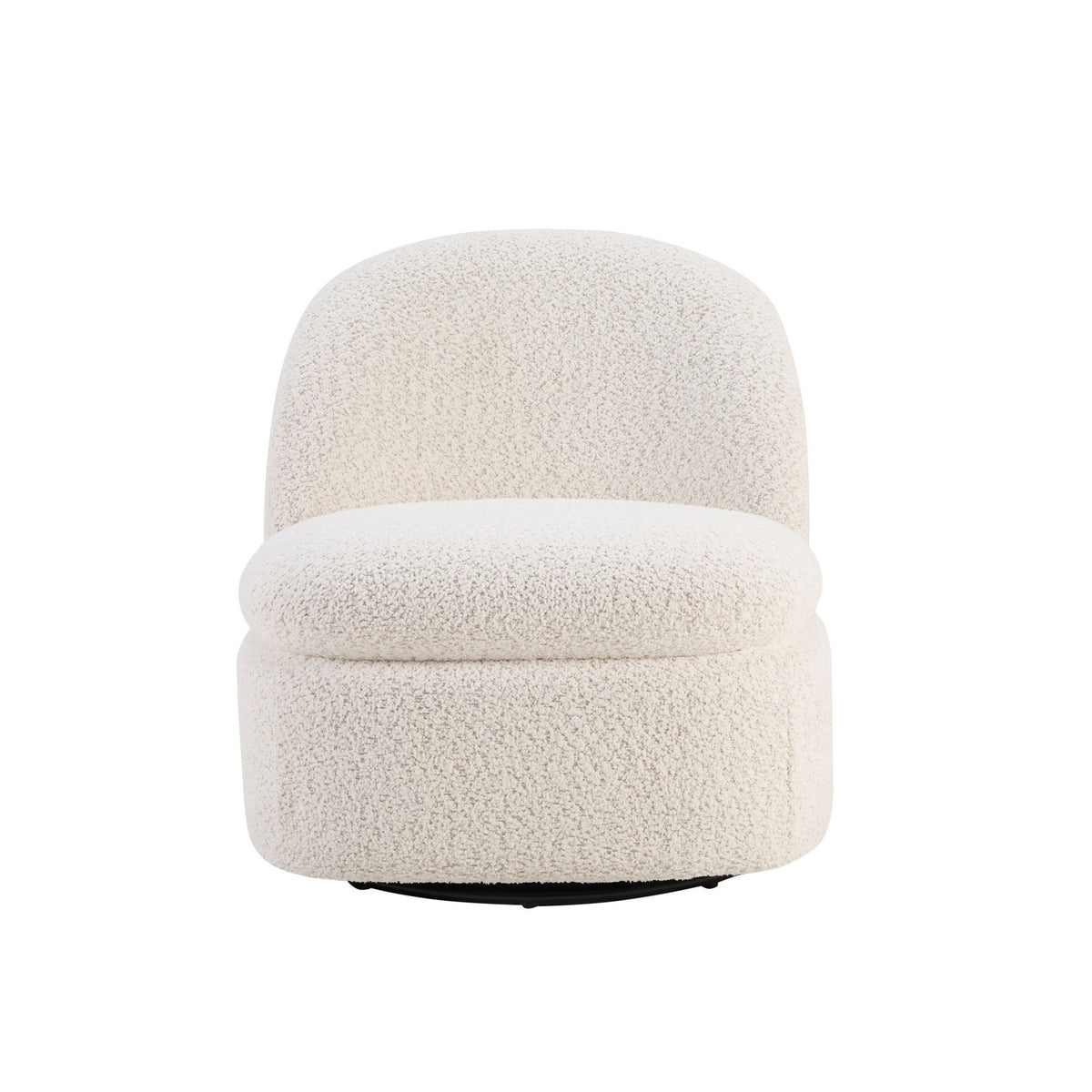 Tilly Swivel Accent Chair - Popcorn Teddy - DUSK