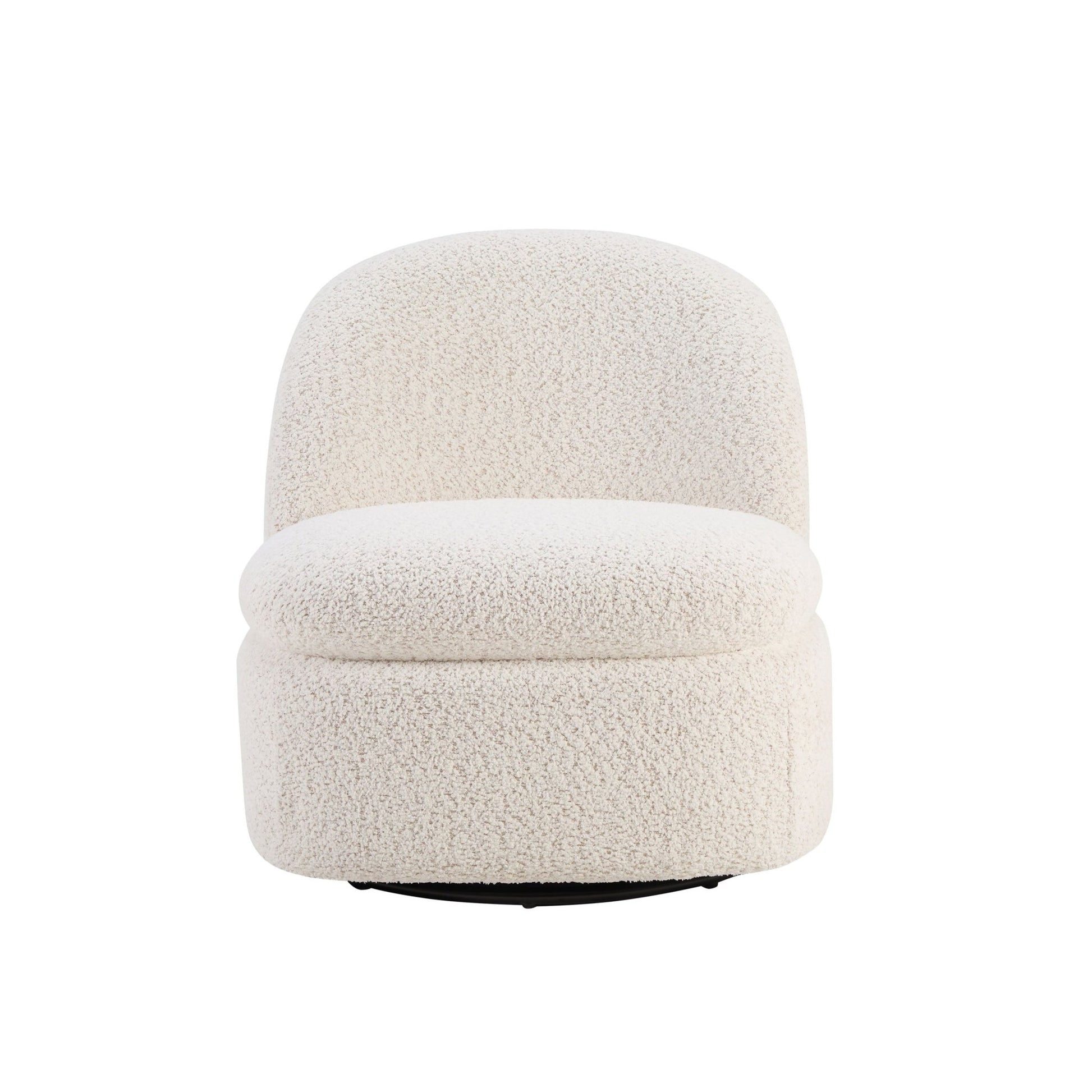 Tilly Swivel Accent Chair - Popcorn Teddy - DUSK