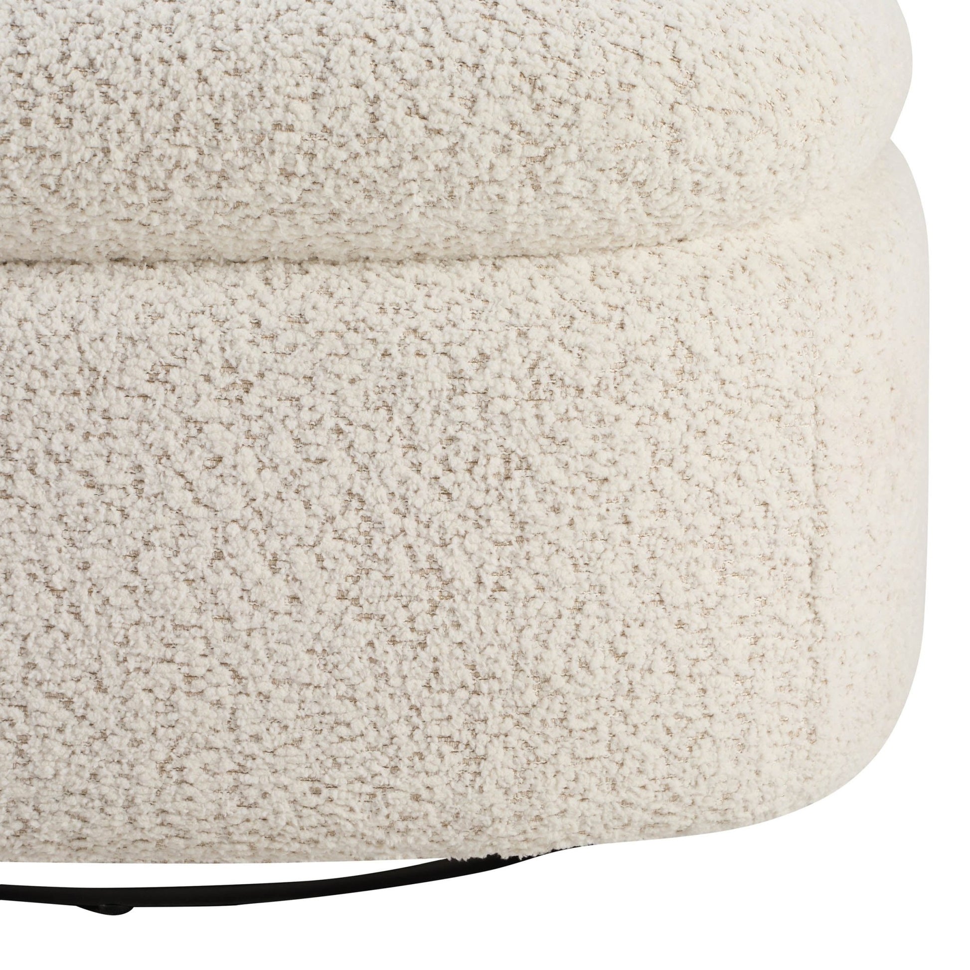 Tilly Swivel Accent Chair - Popcorn Teddy - DUSK