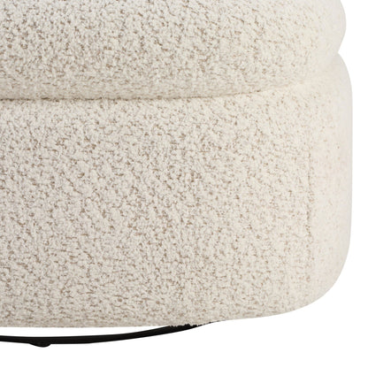 Tilly Swivel Accent Chair - Popcorn Teddy - DUSK