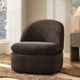 Tilly Swivel Accent Chair - Textured Cappuccino - DUSK
