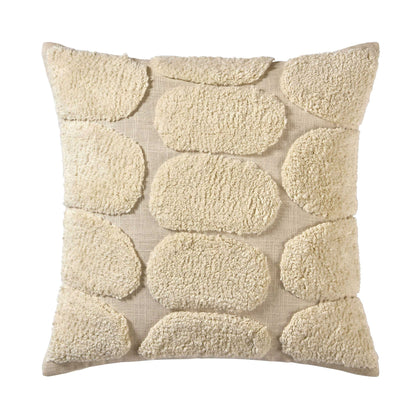 Tufted Pattern Sofa Cushion Cover - Off White - DUSK