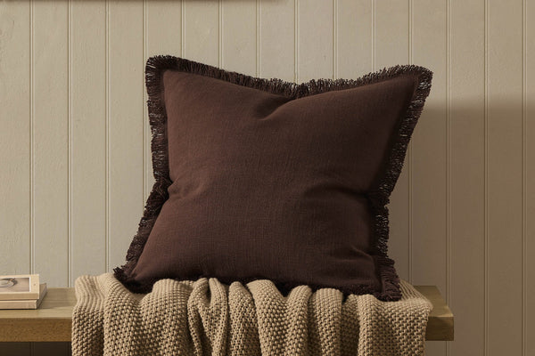 Tufted Sofa Cushion Cover - Chocolate - DUSK